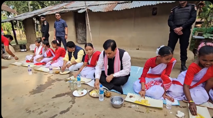 Minister for Ayush Sh. Sabanand sonewal in assam