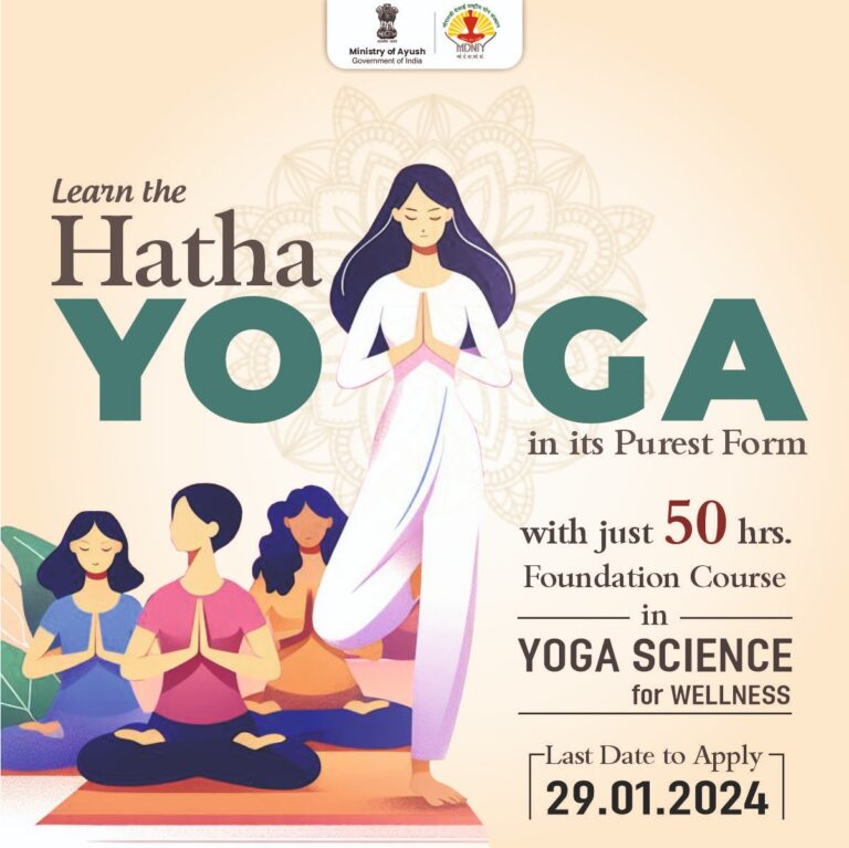 Hatha yoga in Morarji Desai Yoga