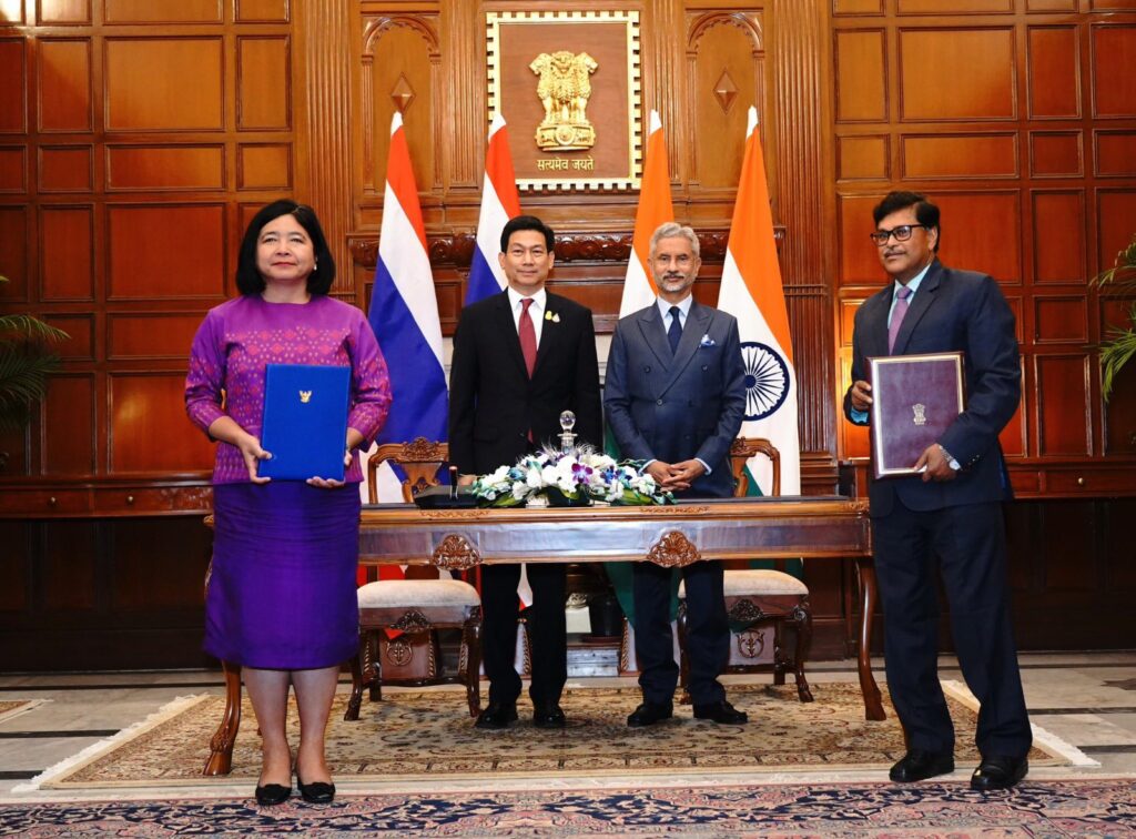 New Delhi, India at 10th India-Thailand Joint Commission Meeting held at Hyderabad House, New Delhi . Shri B.K. Singh, Joint Secretary, Ministry of Ayush, Government of India, and Dr. Taweesin Visanuyothin, Director General, Department of Thai Traditional and Alternative MedicineThailand signed the MoU in the presence of other dignitaries during the event.