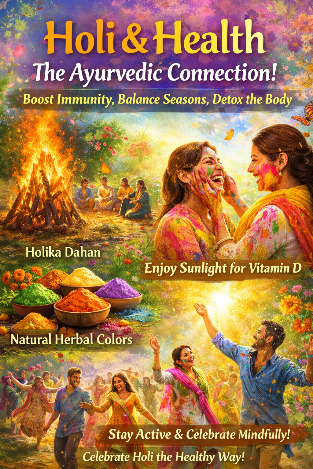 Holi & Health: रंगों का त्यौहार कैसे रखता है आपको हेल्थी