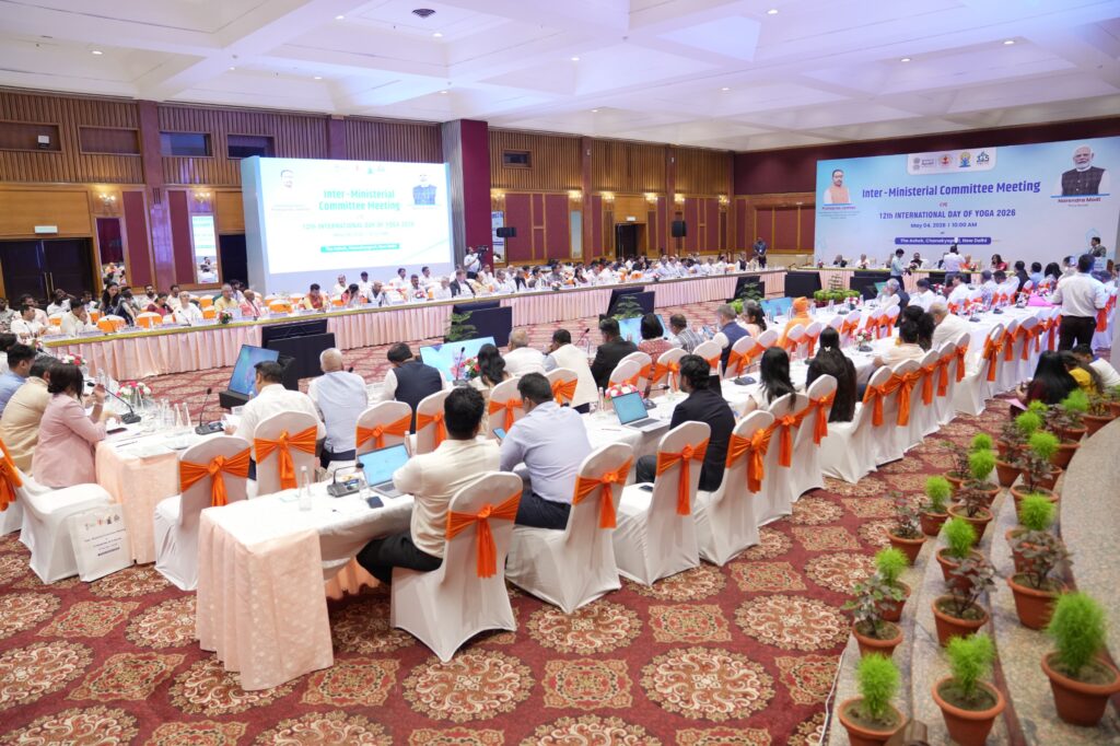 At the Inter-Ministerial Committee Meeting for the 12th International Day of Yoga (IDY) 2026, Ms Monalisa Dash, Joint Secretary, Ministry of Ayush, presented the roadmap for ongoing initiatives driving nationwide and global engagement.